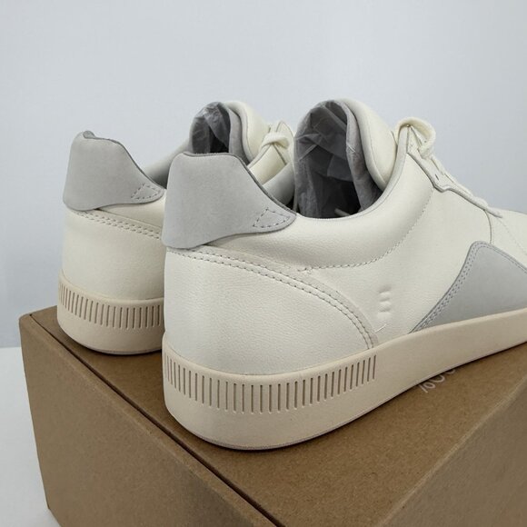 Everlane ReLeather® Court Sneaker size 10 Women\'s Lace-up Shoes Off-White
